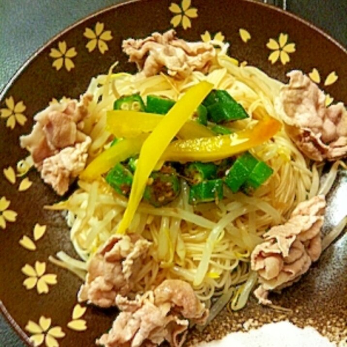 冷しゃぶ×そうめん